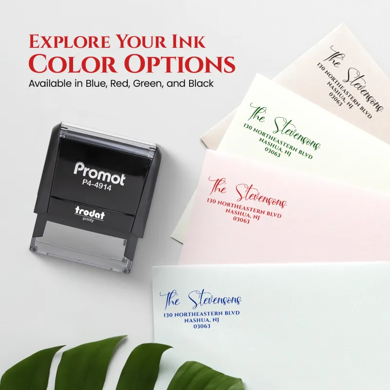 Address Stamp Design 1 - Extra Large