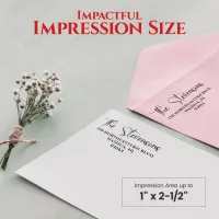 Address Stamp Design 1 - Extra Large