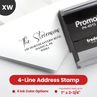 Address Stamp Design 1 - Extra Wide
