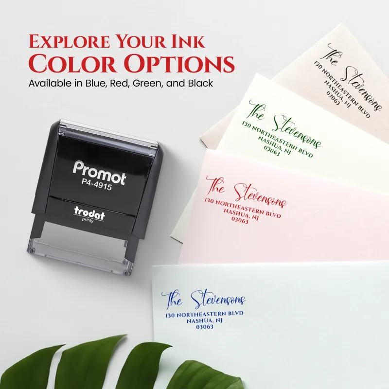 Address Stamp Design 1 - Extra Wide