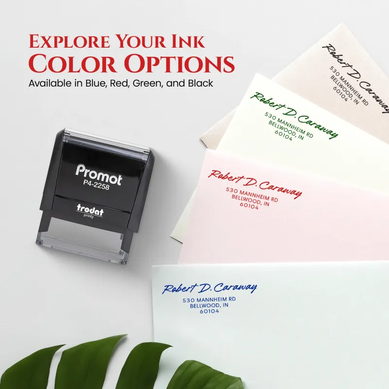 Address Stamp Design 2 - Large