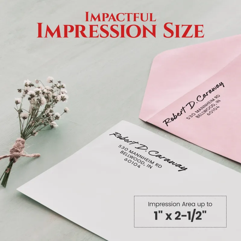 Address Stamp Design 2 - Extra Large