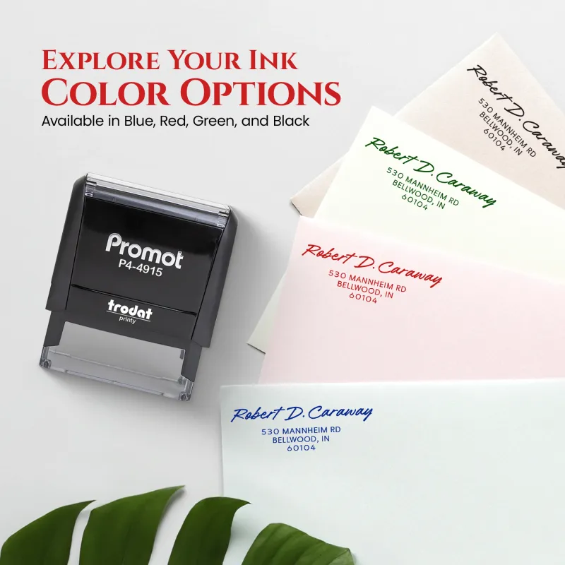 Address Stamp Design 2 - Extra Wide