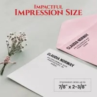 Address Stamp Design 3 - Large