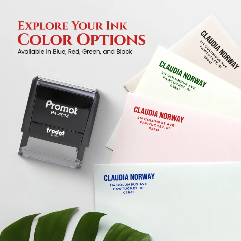 Address Stamp Design 3 - Extra Large