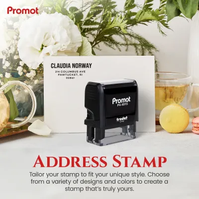 Address Stamp Design 3 - Extra Wide