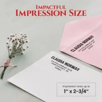 Address Stamp Design 3 - Extra Wide