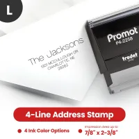 Address Stamp Design 4 - Large