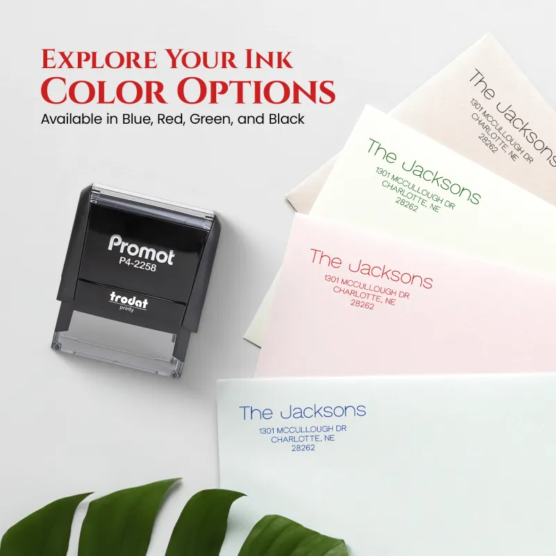 Address Stamp Design 4 - Large