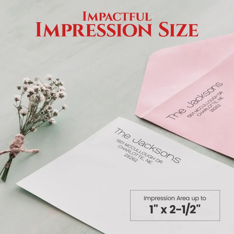 Address Stamp Design 4 - Extra Large