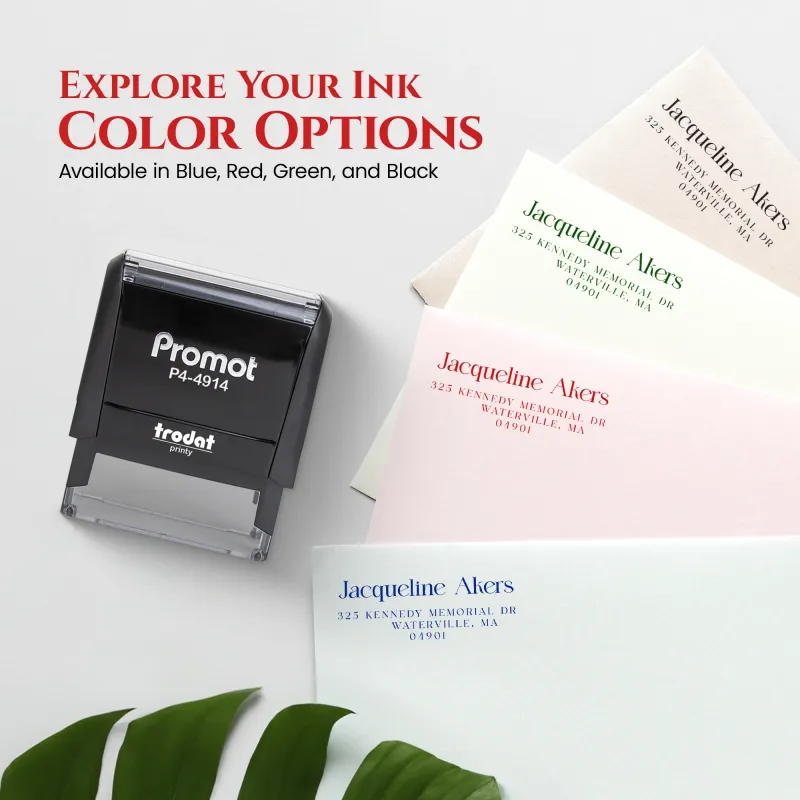 Address Stamp Design 5 - Extra Large