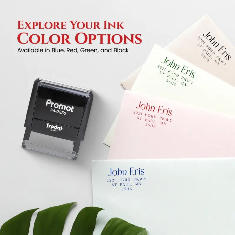 Address Stamp Design 6 - Large