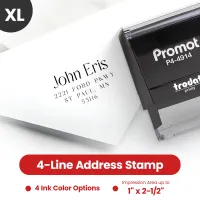 Address Stamp Design 6 - Extra Large