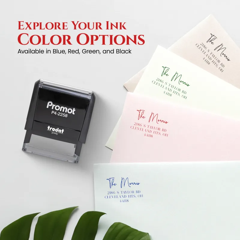 Address Stamp Design 7 - Large