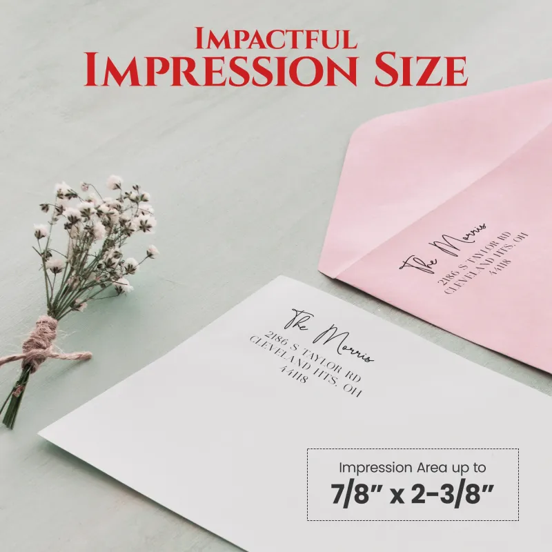 Address Stamp Design 7 - Large