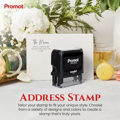 Address Stamp Design 7 - Extra Wide