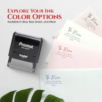 Address Stamp Design 7 - Extra Wide