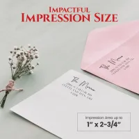 Address Stamp Design 7 - Extra Wide