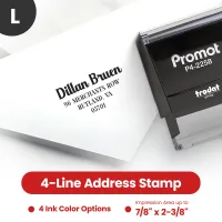 Address Stamp Design 8 - Large