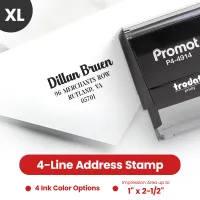 Address Stamp Design 8 - Extra Large