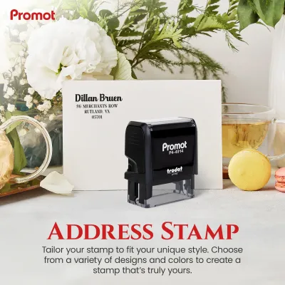 Address Stamp Design 8 - Extra Large
