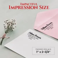 Address Stamp Design 8 - Extra Wide