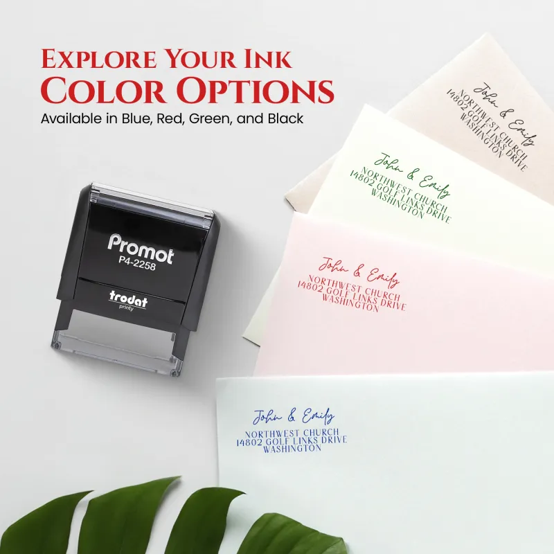 Address Stamp Design 9 - Large