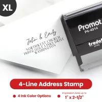 Address Stamp Design 9 - Extra Large