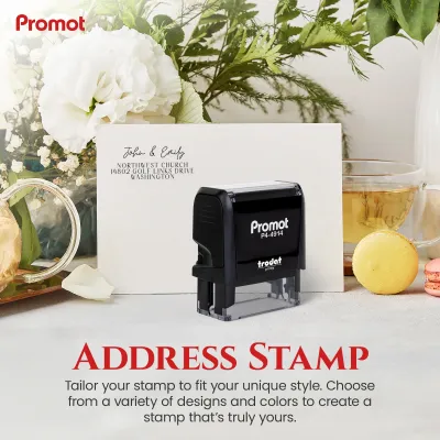 Address Stamp Design 9 - Extra Large