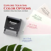 Address Stamp Design 9 - Extra Wide