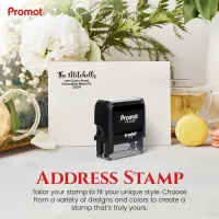 Address Stamp Design 10 - Large