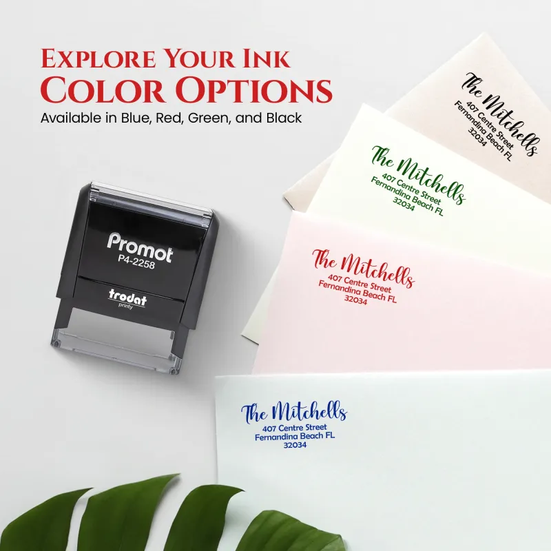 Address Stamp Design 10 - Large