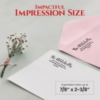 Address Stamp Design 10 - Large
