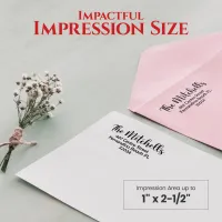 Address Stamp Design 10 - Extra Large
