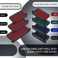 Promot P4-1540, Trodat 4911 Replacement Ink Pad - Red