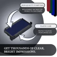 Promot P4-1540, Trodat 4911 Replacement Ink Pad - Blue