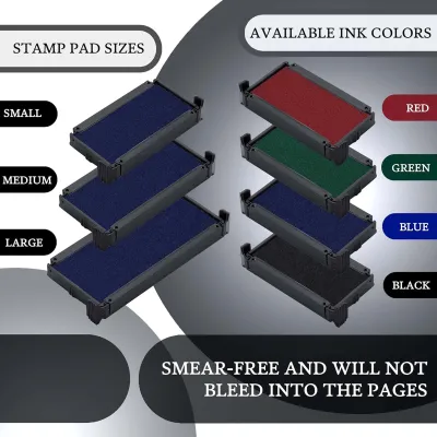 Promot P4-1540, Trodat 4911 Replacement Ink Pad - Blue