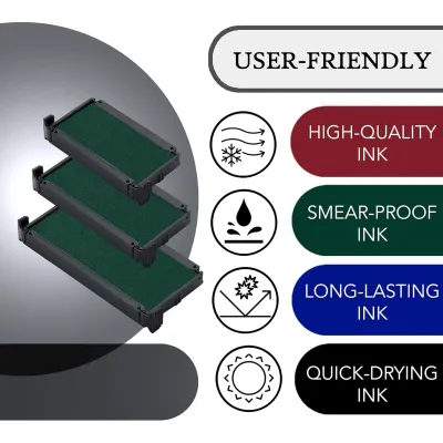 Promot P4-1540, Trodat 4911 Replacement Ink Pad - Green