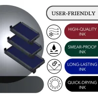 Promot P4-1847, Trodat 4912 Replacement Ink Pad -  Blue