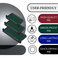 Promot P4-1847, Trodat 4912 Replacement Ink Pad - Green