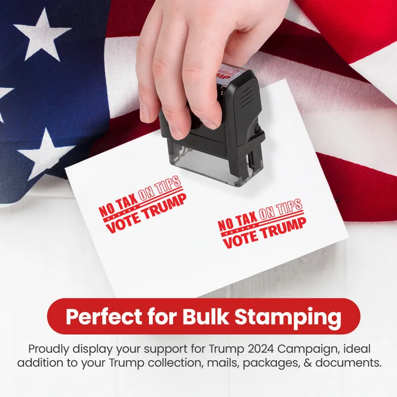 No Tax on Tips Stamp