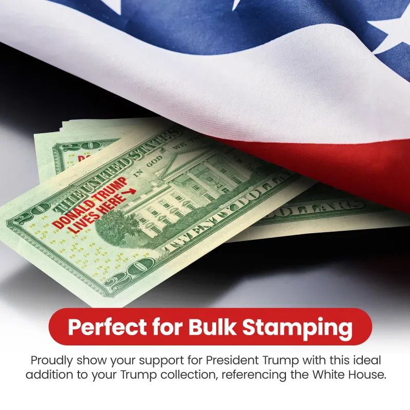 Donald Trump Lives Here Stamp