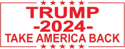 Trump 2024 Take America Back Stamp