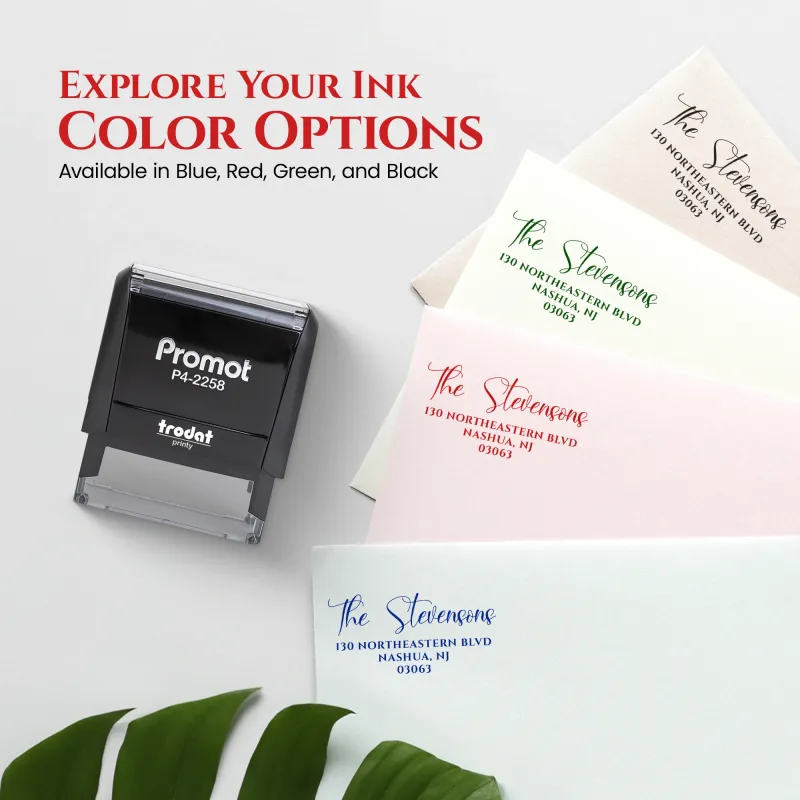 Address Stamp Design 1 - Large