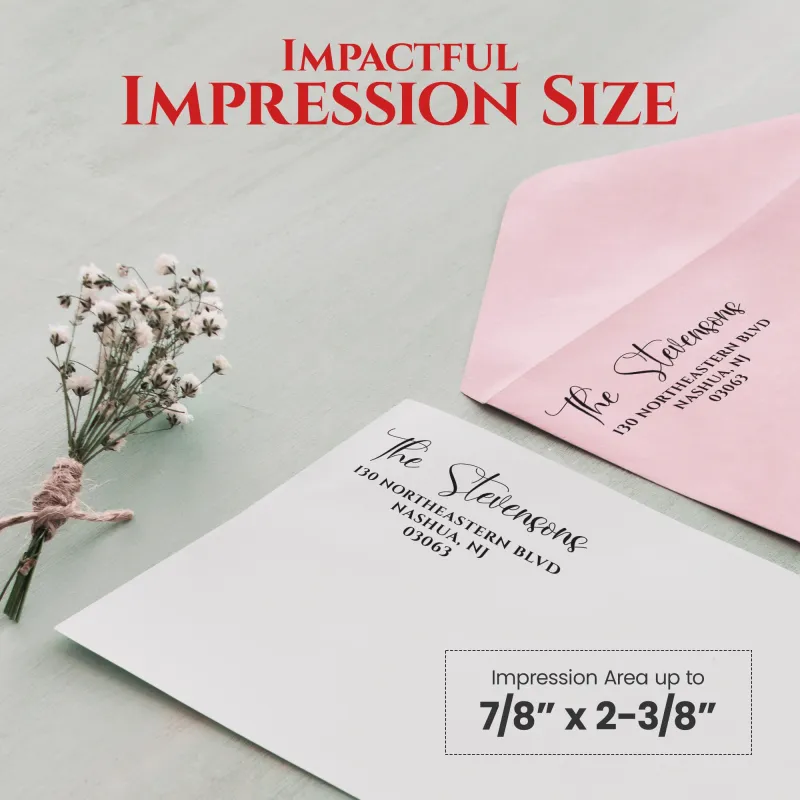 Address Stamp Design 1 - Large