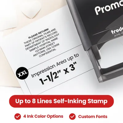 Up to 8-Lines Stamp (XX Large)