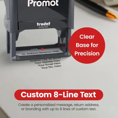 Up to 8-Lines Stamp (XX Large)