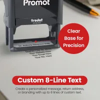 Up to 8-Lines Stamp (XX Large)