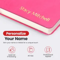 Personalized Journal Notebook - Pink