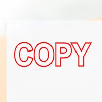 Outline Copy Stamp (Red)